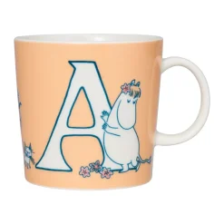 Moomin Arabia ABC Moomin mug 40 cl, A Orange Clearance