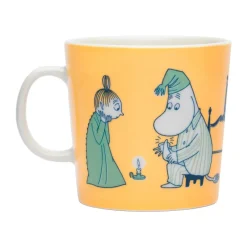 Moomin Arabia ABC Moomin mug 40 cl, K Yellow Outlet