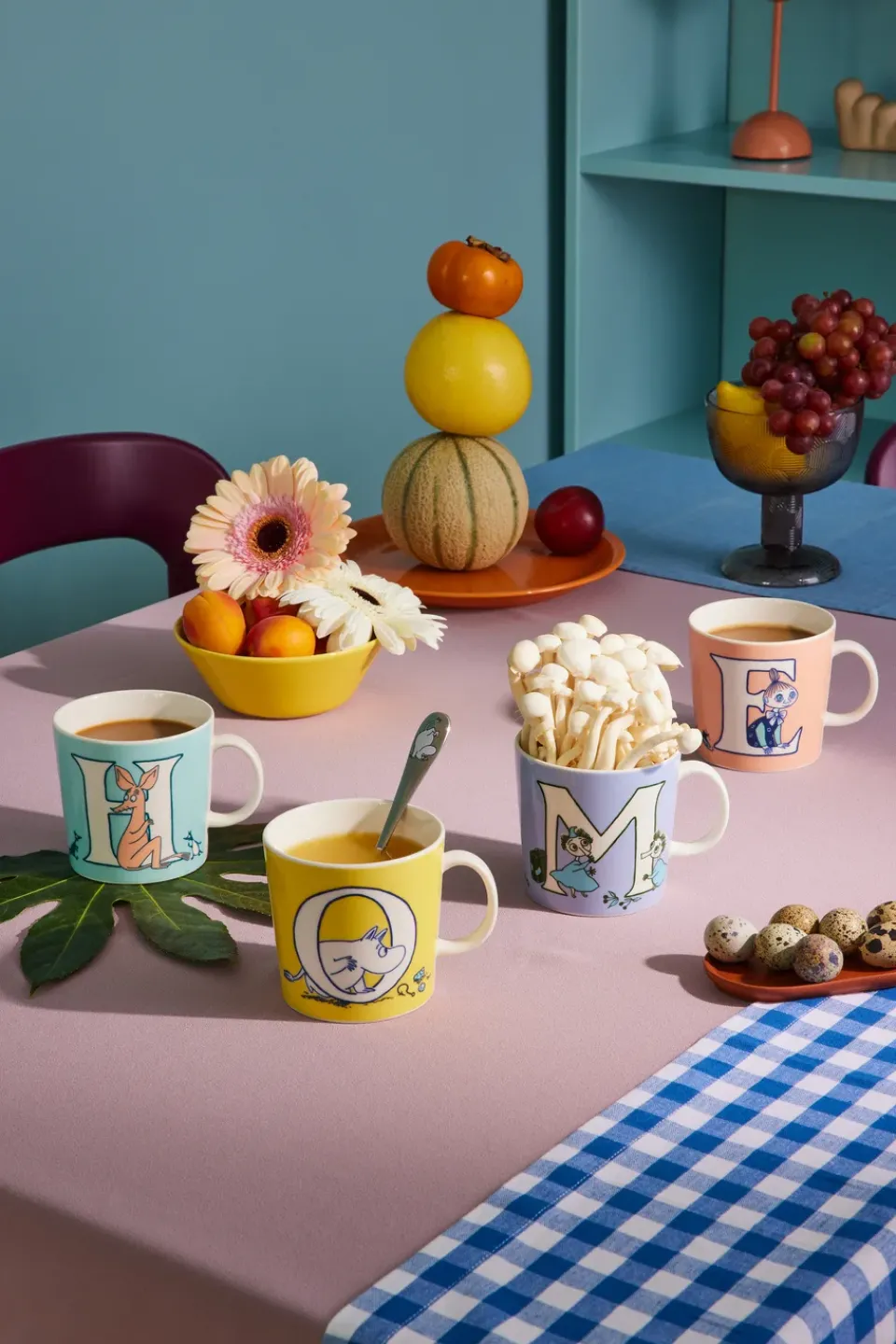 Moomin Arabia ABC Moomin mug 40 cl, M Purple Clearance