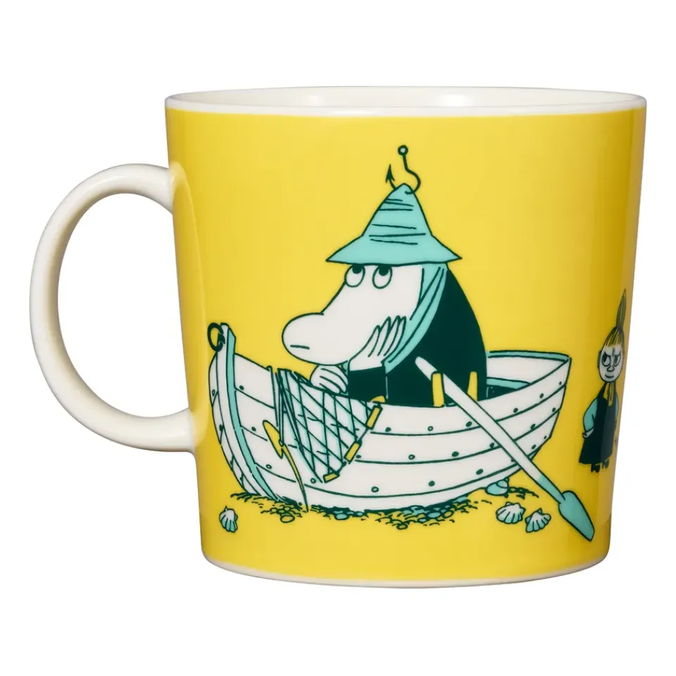 Moomin Arabia ABC Moomin mug 40 cl, O Yellow Best