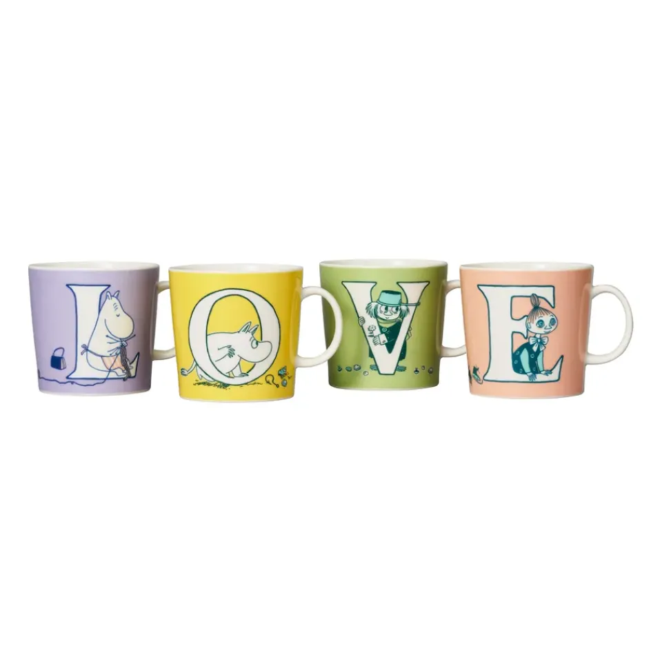 Moomin Arabia ABC Moomin mug 40 cl, O Yellow Best