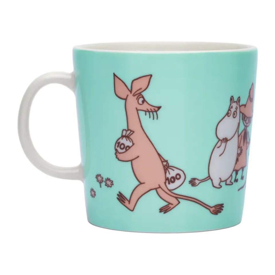 Moomin Arabia ABC Moomin mug 40 cl, P Blue Clearance