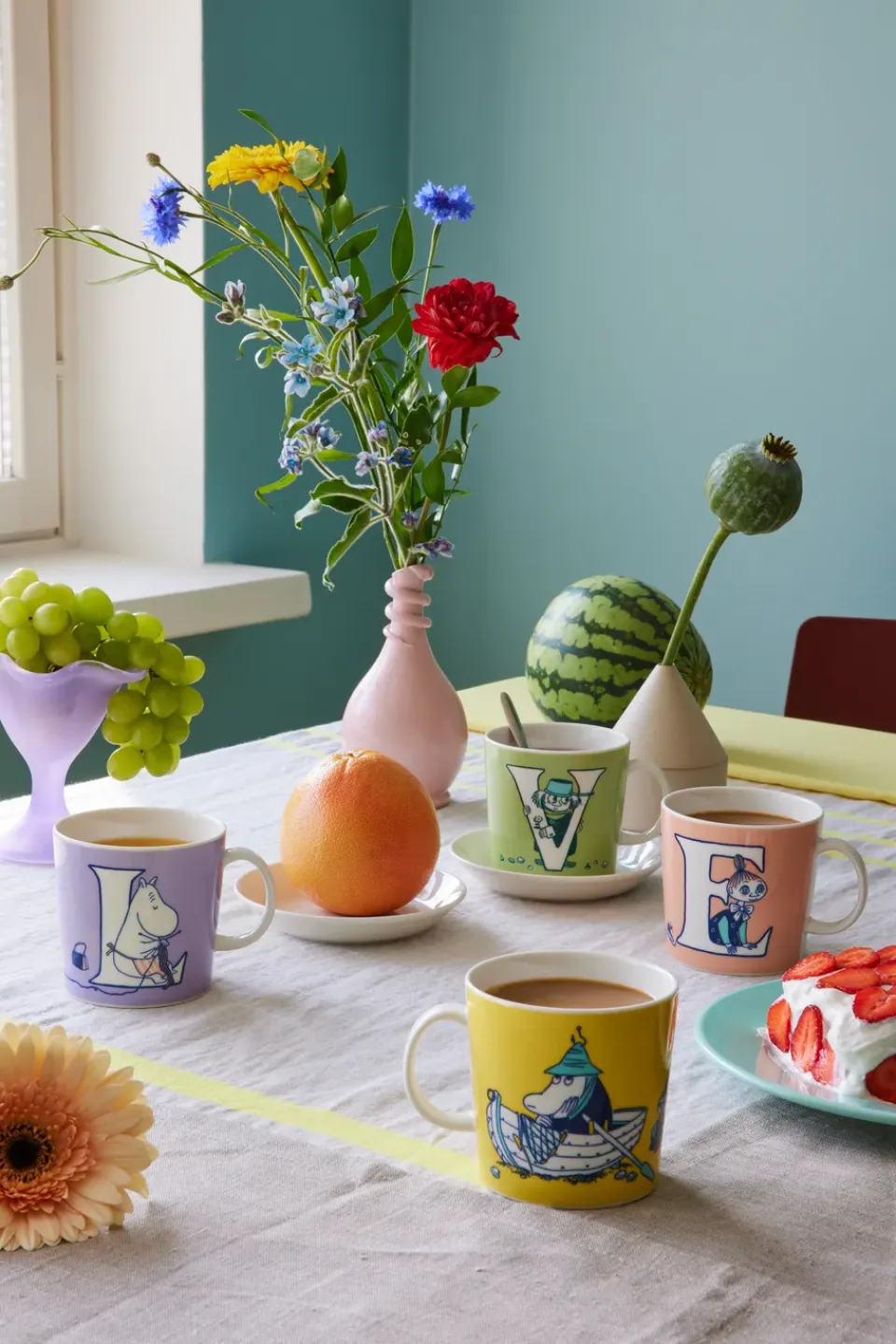 Moomin Arabia ABC Moomin mug 40 cl, V Green Online
