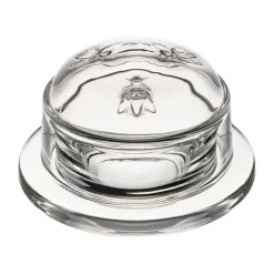 La Rochère Abeille butter dish Ø10 cm, Transparent Hot