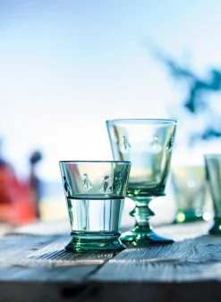 La Rochère Abeille wine glass 24 cl 6-pack, Olive Green