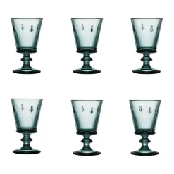 La Rochère Abeille wine glass 24 cl 6-pack, Dark Blue