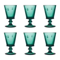 La Rochère Abeille wine glass 24 cl 6-pack, Emerald Green Online