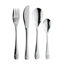 Aida children's cutlery 4 pieces, Steel Silver-coloured