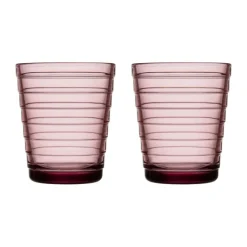 Iittala Aino Aalto drinks glass 22 cl 2-pack, Heather Purple Sale