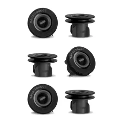 Airtender extra stoppers, 6-pack Black