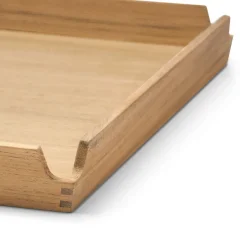 LIND DNA Airy teak tray square M, Nupo herbal dust Beige Outlet