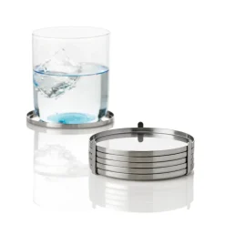 Stelton AJ coasters, stainless steel Silver-coloured Online