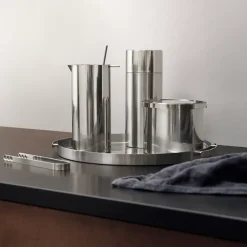 Stelton AJ cylinda-line cocktail shaker 0.75 l, Stainless steel Silver-coloured Outlet