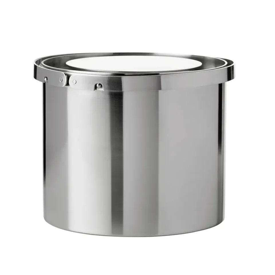 Stelton AJ cylinda-line ice bucket 1 l, Stainless steel Silver-coloured Best