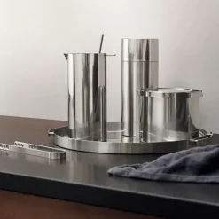 Stelton AJ cylinda-line ice bucket 1 l, Stainless steel Silver-coloured Best