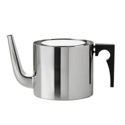 Stelton AJ cylinda-line teapot, stainless steel Silver-coloured Clearance