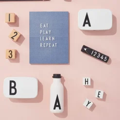 Design Letters AJ Vintage thermos, H White Clearance