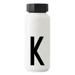 Design Letters AJ Vintage thermos, K White