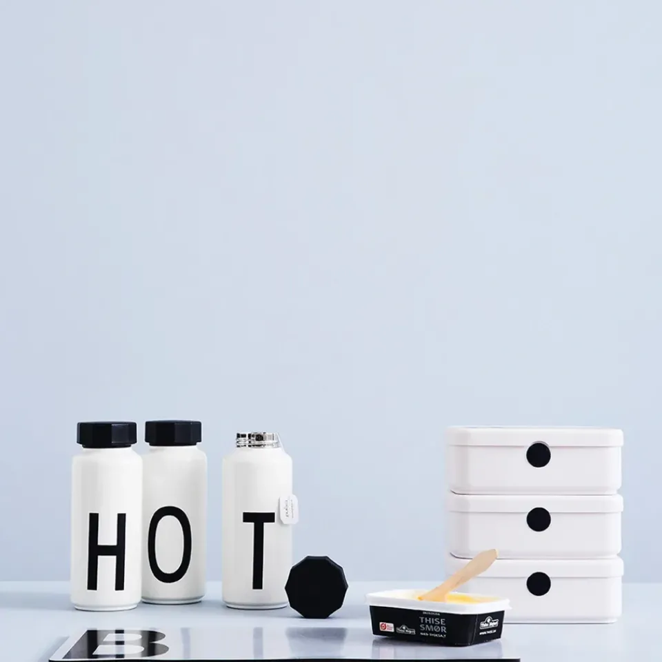 Design Letters AJ Vintage thermos, O White Online