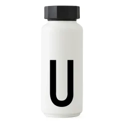 Design Letters AJ Vintage thermos, U White Discount