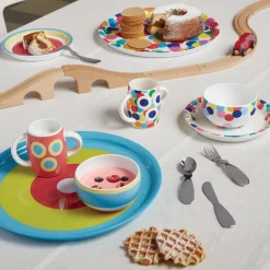 Alessi ni cutlery children's set, 3 pcs Silver-coloured Clearance