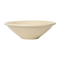Broste Copenhagen Alfredo bowl Ø24 cm, Beige Outlet