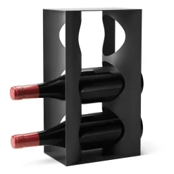 Georg Jensen Alfredo wine rack 3 flboxor 33.6x12 cm, Black New