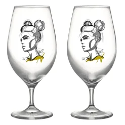 Kosta Boda All about you beer glass 40 cl 2-pack, Cheers to you Transparent Hot