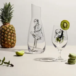 Kosta Boda All about you carafe 1 l, him GreyTransparent