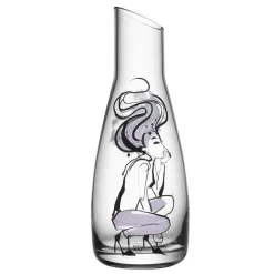Kosta Boda All about you carafe 1 l, purple Transparent New