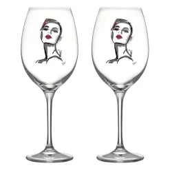 Kosta Boda All about you wine glass 52 cl 2 pack, Hold you Transparent Clearance