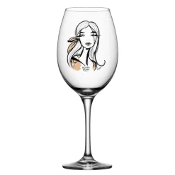 Kosta Boda All about you wine glass 52 cl 2 pack, Wait for her (dusty ) Pink New