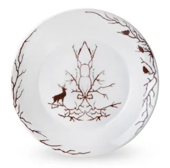 Wik & Walsøe Alveskog deep plate, 21 cm Brown Clearance