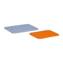 Hübsch Amare ceramic tray set 2 pieces, Blue-orange Multi Best