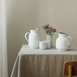 Stelton Amphora lid to thermos jug, Soft white-silver Silver-coloured Online