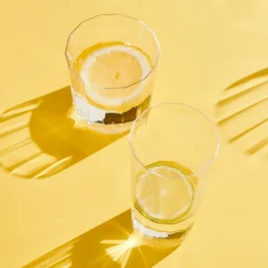 HAY Angle drinking glass 4-pack, Tall 13 cm Transparent New