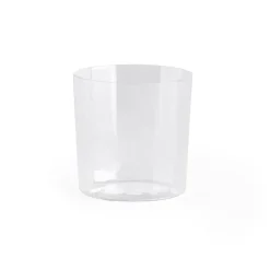HAY Angle drinking glass, Wide 7,5 cm Transparent Clearance
