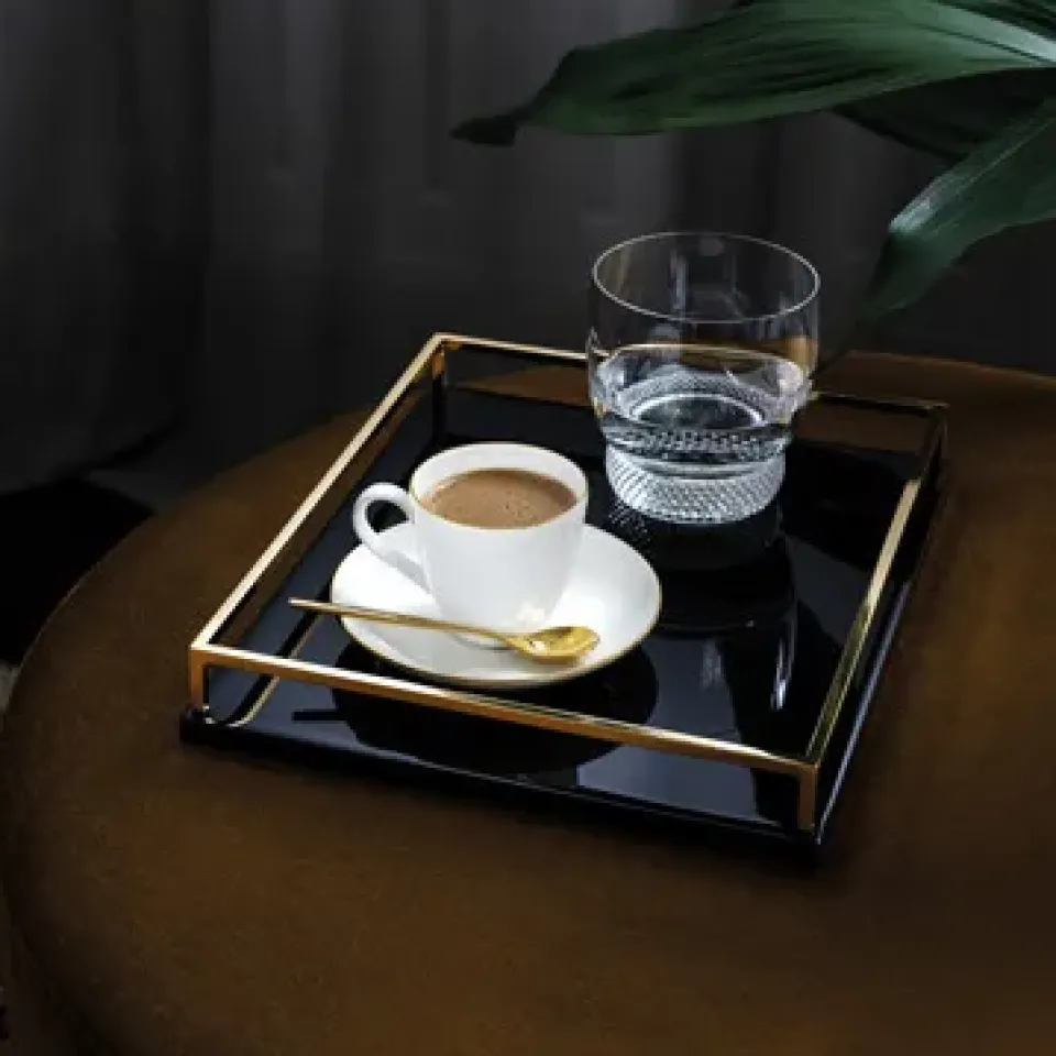 Villeroy & Boch Anmut Gold espresso cup, White Hot