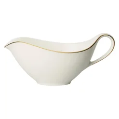 Villeroy & Boch Anmut Gold sauce bowl without saucer, White