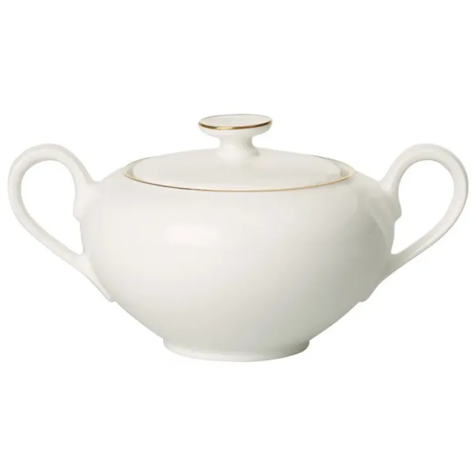 Villeroy & Boch Anmut Gold sugar bowl, White Discount
