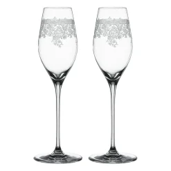 Spiegelau Arabesque champagne glass 30 cl 2-pack, Clear Transparent Best