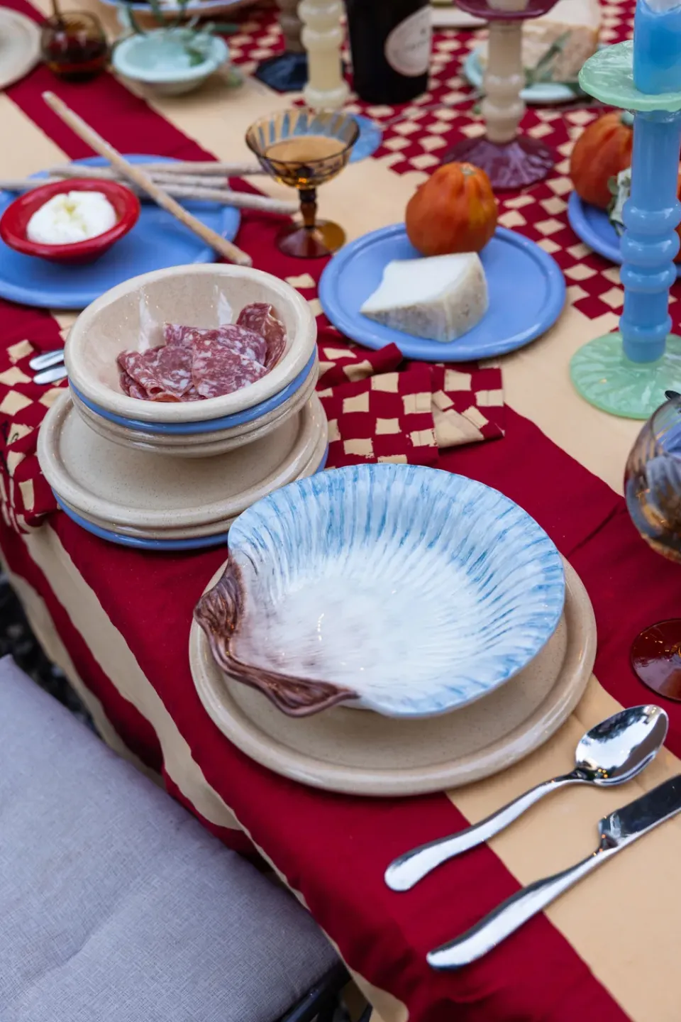 Byon Armona plate 23.5x23.5 cm, Light Blue Online