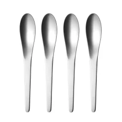 Georg Jensen Arne Jacobsen dessert spoon, 4-pack Silver-coloured Outlet
