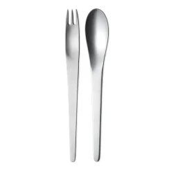 Georg Jensen Arne Jacobsen serving set, 2 pieces Silver-coloured New