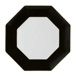 Wedgwood Arris under plate Ø33 cm, charcoal BlackWhite Outlet