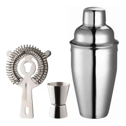 Dorre Art bar set 3 pieces, Stainless steel Silver-coloured Hot