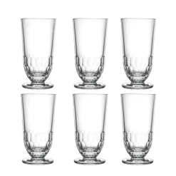 La Rochère Artois drink glass 38 cl 6-pack, Clear Transparent Discount