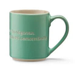 Design House Stockholm Astrid Lindgren mug, I am frecklier…, -swedish Green Online