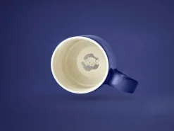 Design House Stockholm Astrid Lindgren mug, S'not something you plan, blue-swedish BlueWhite Outlet