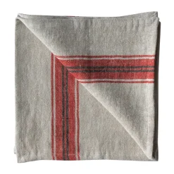 Tell Me More Astrid linen napkin 50x50 cm, Red Discount